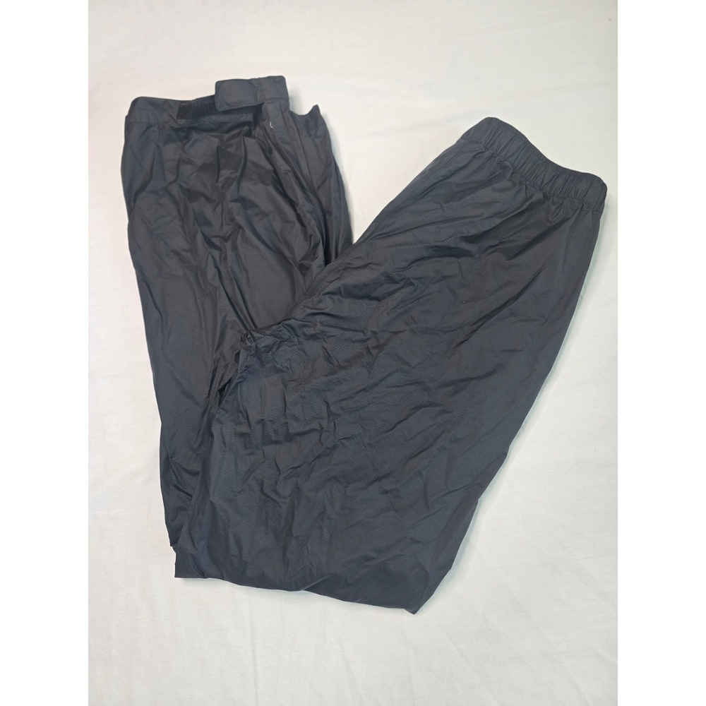 The North Face HyVent 2.5L Hiking Rain Pants Mens Medium Black Waterproof EUC